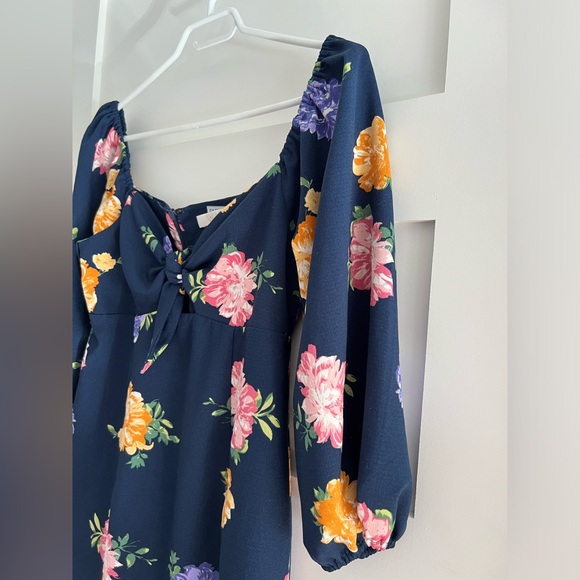 Wayf Eunice knot front mini dress size S - Picture 5 of 11